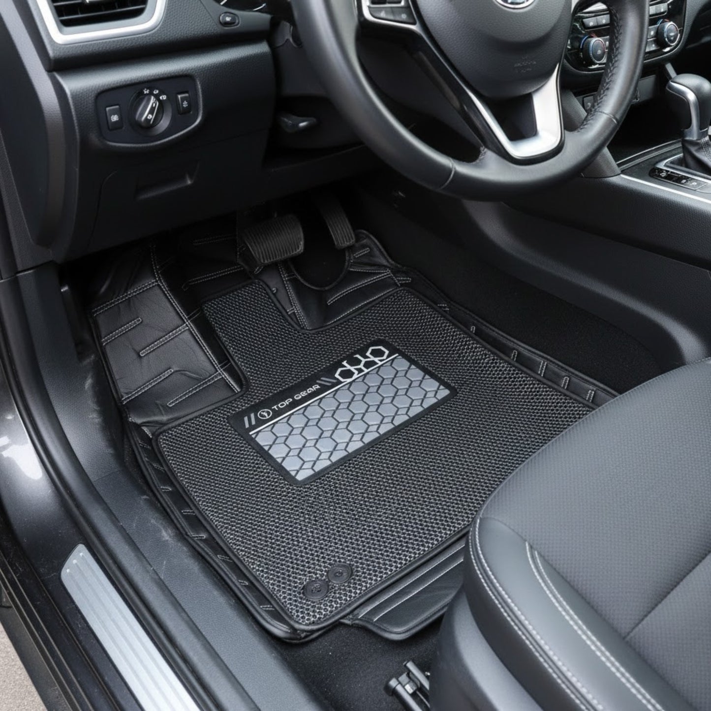 
                  
                    Top Gear 4D Rody HC Leatherite Car Mats for Mahindra BE 6 - Black (HC-Silver//Black)-7D MATS-TOP GEAR-CARPLUS
                  
                