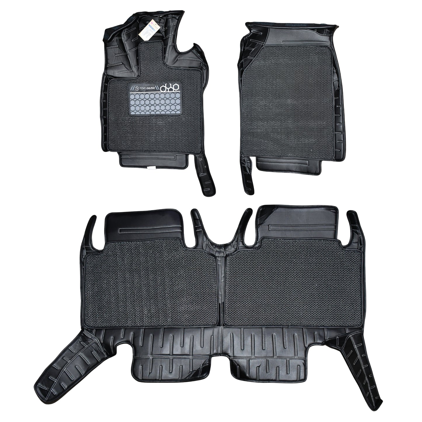 
                  
                    Top Gear 4D Rody HC Leatherite Car Mats for Mahindra BE 6 - Black (HC-Silver//Black)-7D MATS-TOP GEAR-CARPLUS
                  
                