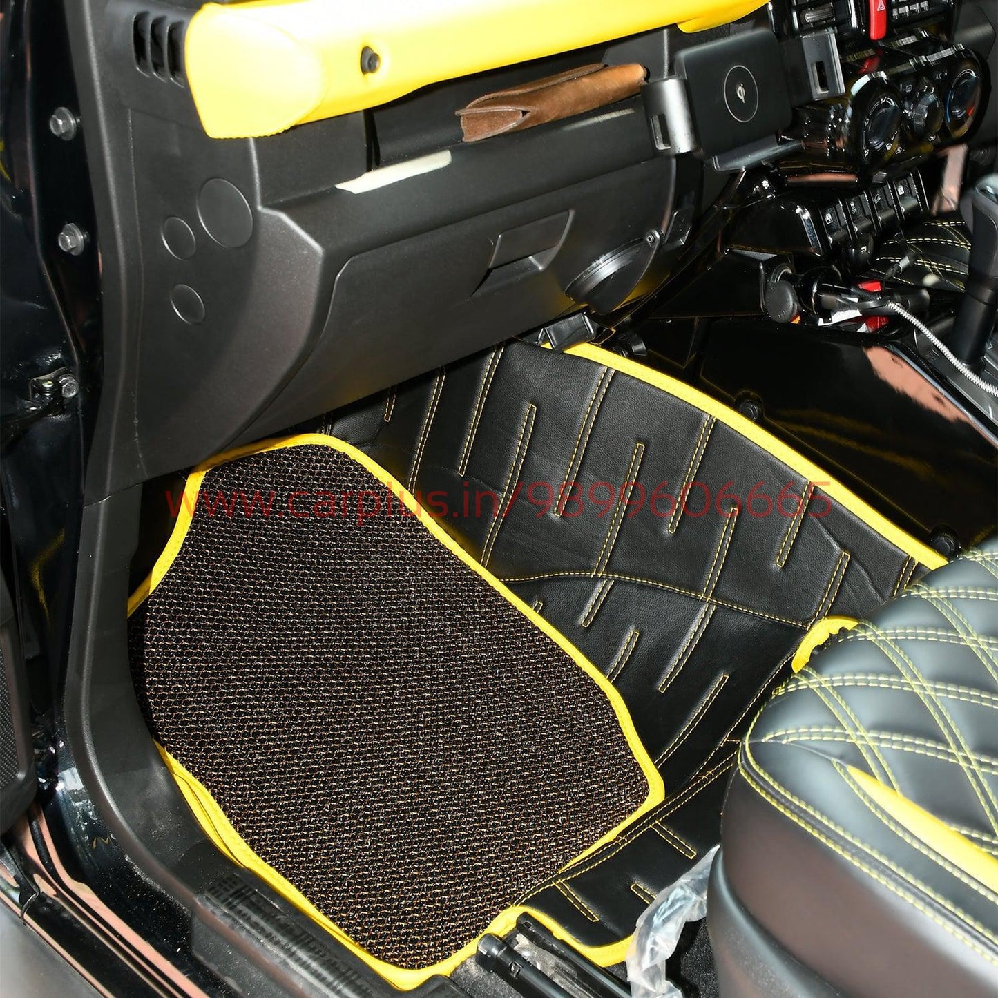 
                  
                    Top Gear 4D Rody HC Leatherite Car Mats for Maruti Suzuki Jimny -Lemon// Black ( HC-Rust // Black)-7D MATS-TOP GEAR-CARPLUS
                  
                