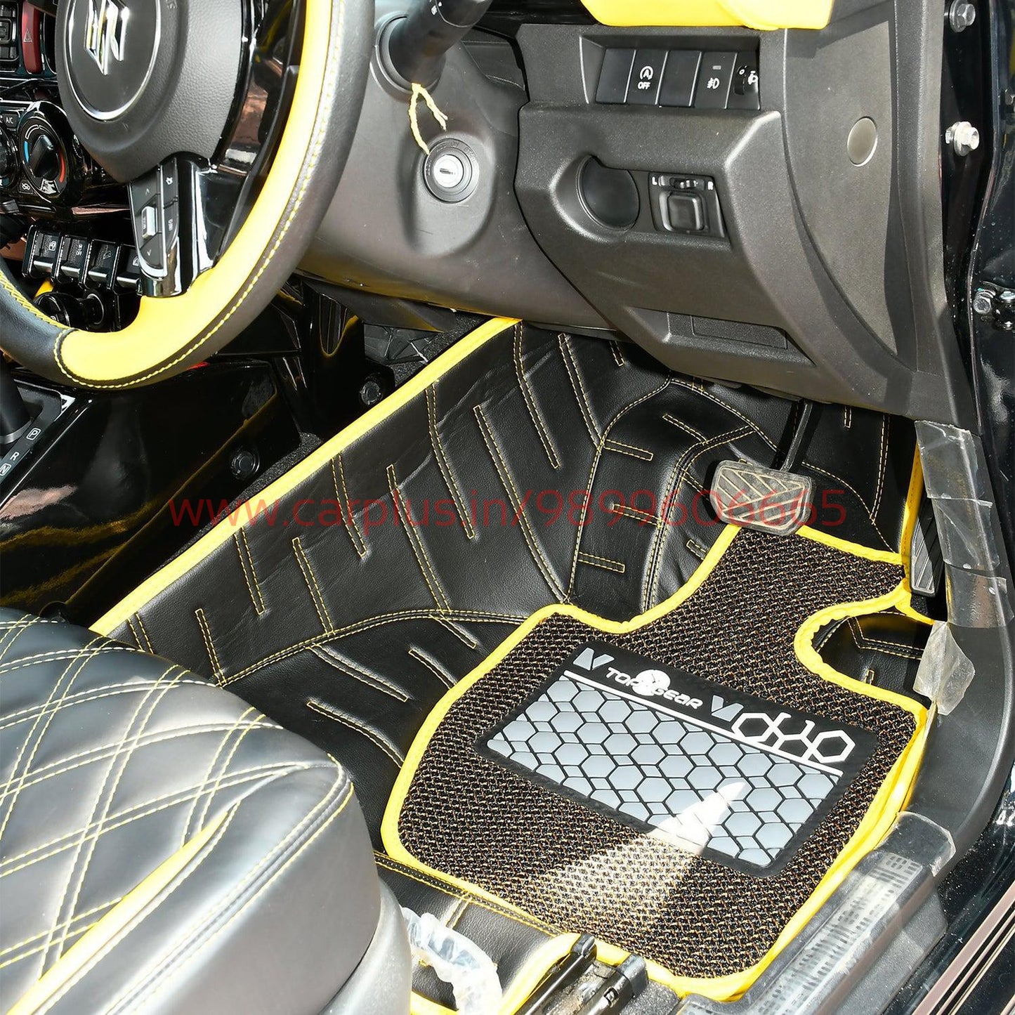 
                  
                    Top Gear 4D Rody HC Leatherite Car Mats for Maruti Suzuki Jimny -Lemon// Black ( HC-Rust // Black)-7D MATS-TOP GEAR-CARPLUS
                  
                