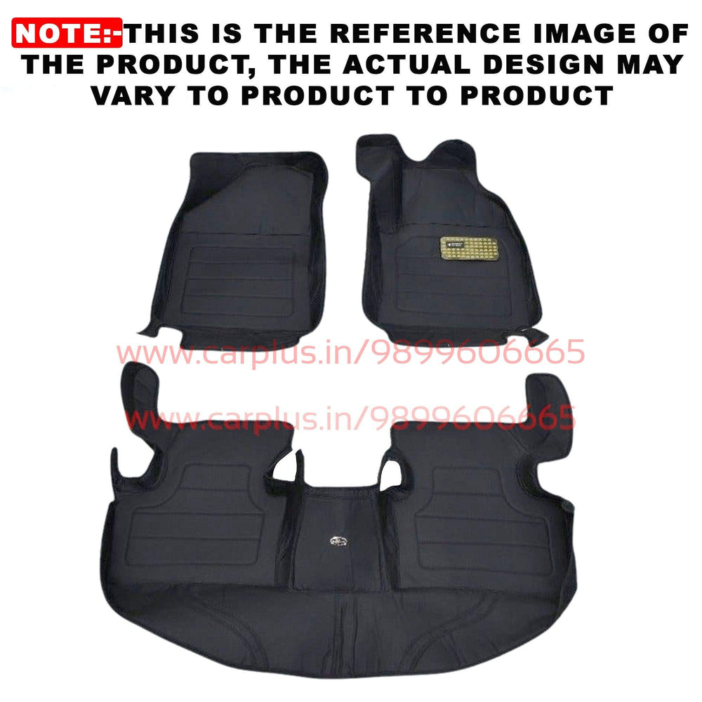 Top Gear 4D Rody HC Leatherite Mats for Mahindra XUV 700 (1st GEN, O.Grey//Black, HC-Silver//Black)-7D MATS-TOP GEAR-CARPLUS