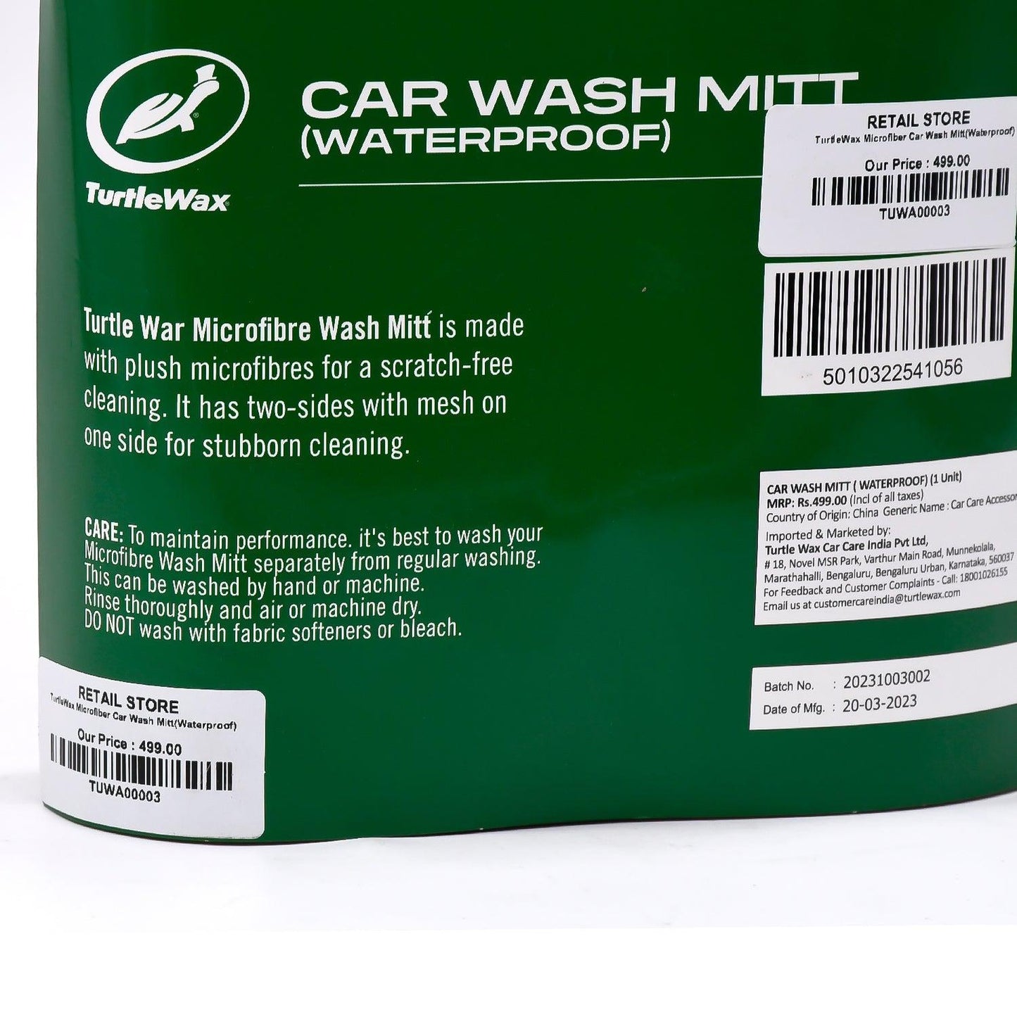 
                  
                    TurtleWax Microfiber Car Wash Mitt(Waterproof)-TOWELS & MITTS-TURTLEWAX-CARPLUS
                  
                