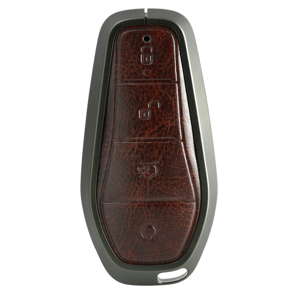 
                  
                    KMH Aluminium Alloy with Leather Car Key Cover Compatible for BYD Atto-3 4 Button Smart Key
                  
                