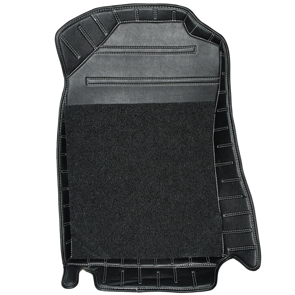 
                  
                    GT Sports 7D Leatherite Car Mats With Grass for Hyundai Verna 6th Gen-Black With Silver Stiching(GM-Black)
                  
                