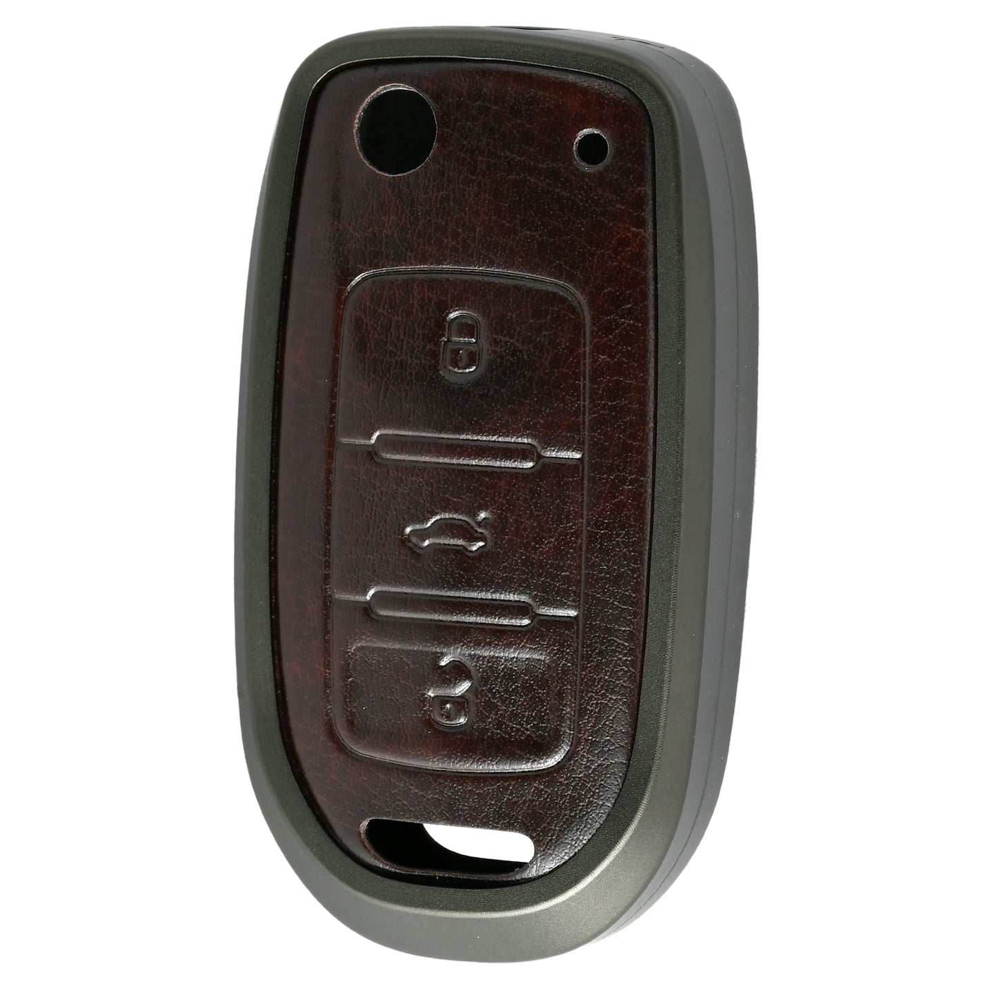 
                  
                    KMH Aluminium Alloy with Leather Car Key Cover Compatible for Volkswagen Polo Vento Jetta Ameo Passat and Skoda Rapid Laura Superb Octavia Fabia Yeti 3 Button Smart Key
                  
                
