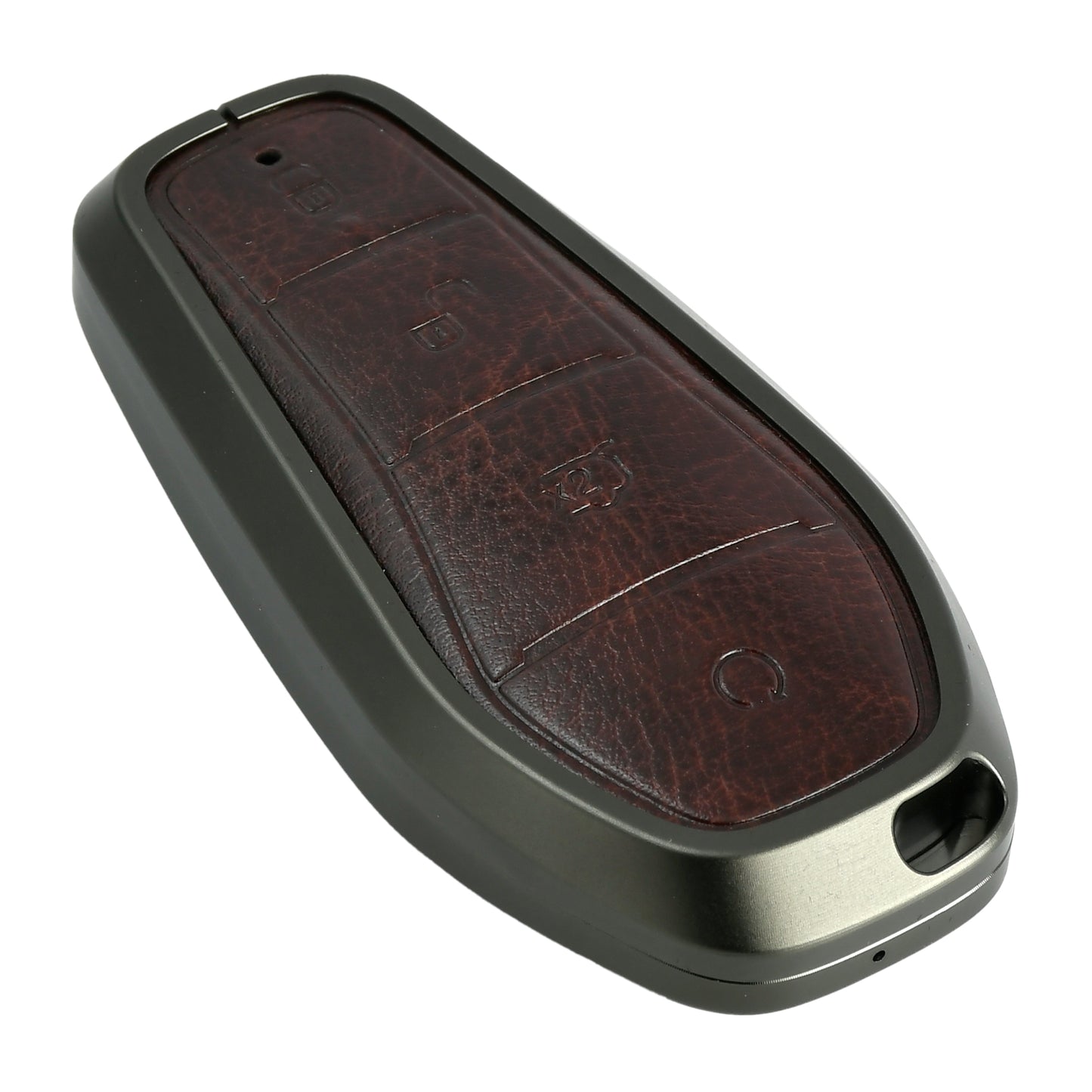 
                  
                    KMH Aluminium Alloy with Leather Car Key Cover Compatible for BYD Atto-3 4 Button Smart Key
                  
                