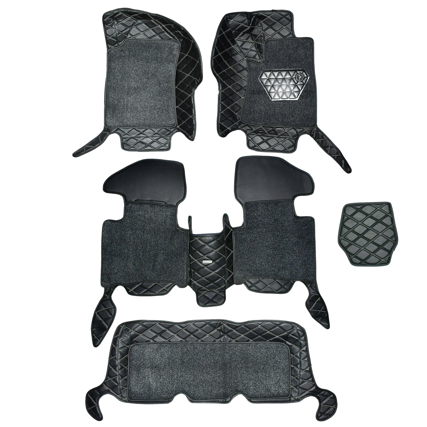 
                  
                    Top Gear 4D Rody HC Leatherite Car Mats for Toyota Hycross Black-HC-Silver//Black
                  
                