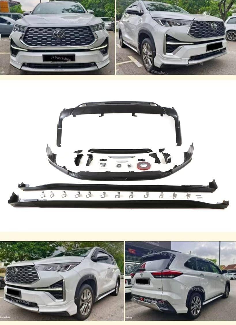 
                  
                    Front & Rear Skirting for Toyota Hycross (MODELLISTA) -New Design
                  
                