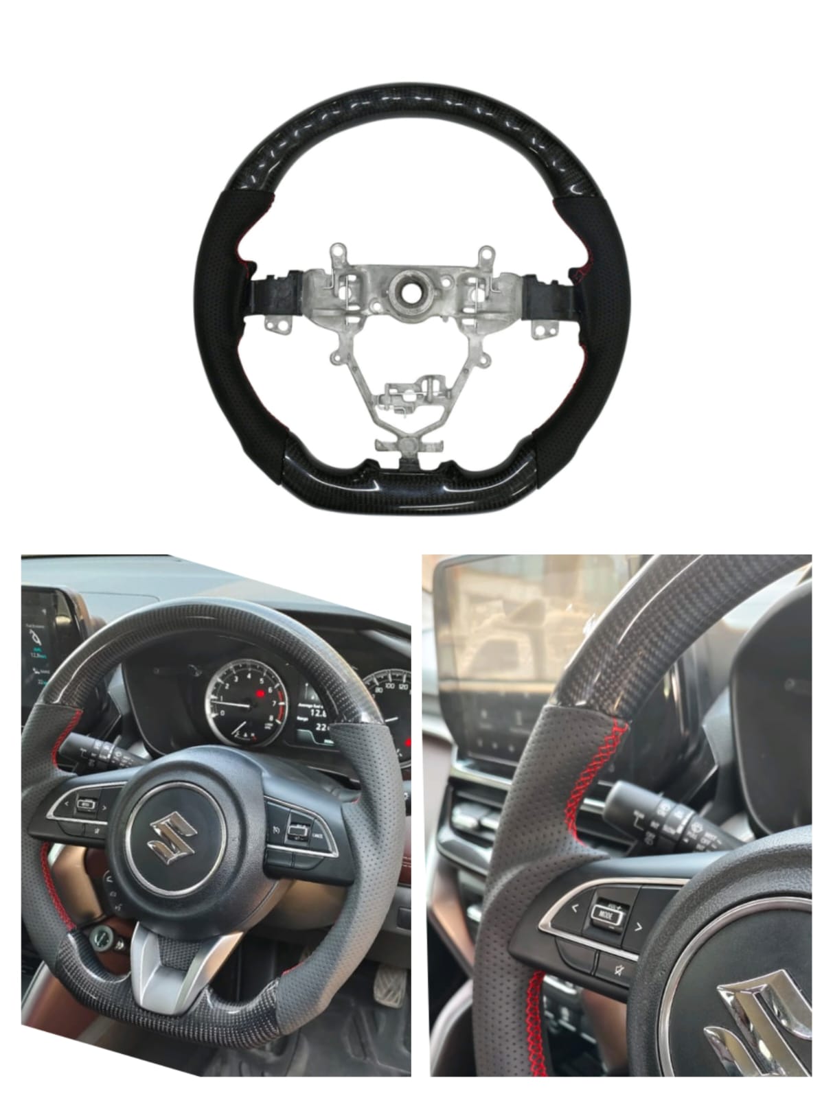 
                  
                    Carbon Fibre Steering Wheel for Maruti Suzuki Jimny
                  
                
