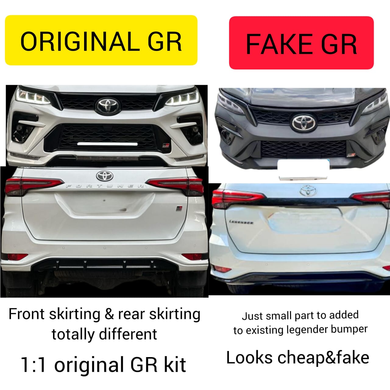 
                  
                    Legender GR Original Like Body Kit
                  
                