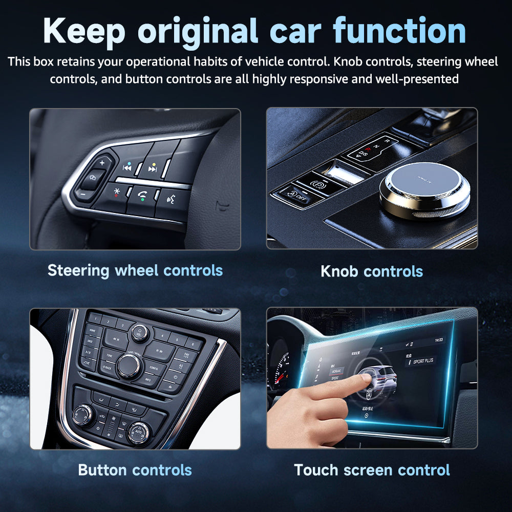 
                  
                    Wireless Carplay Android Auto-CA91(2GB+32GB / Android 13)-CARPLAY-KMH-CARPLUS
                  
                