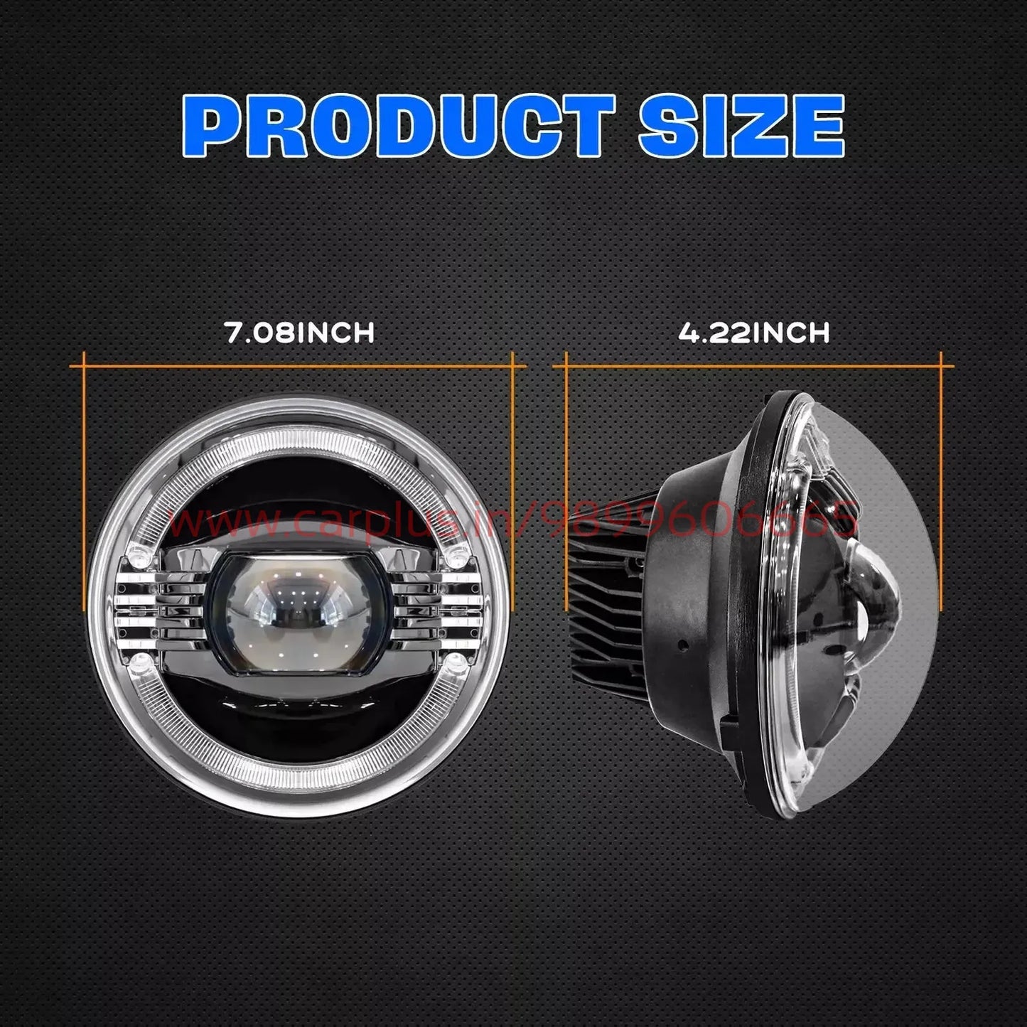 
                  
                    New Design Powerful Wrangler HeadLight for Mahindra Thar-AFTERMARKET HEAD LIGHT-RETRO-CARPLUS
                  
                