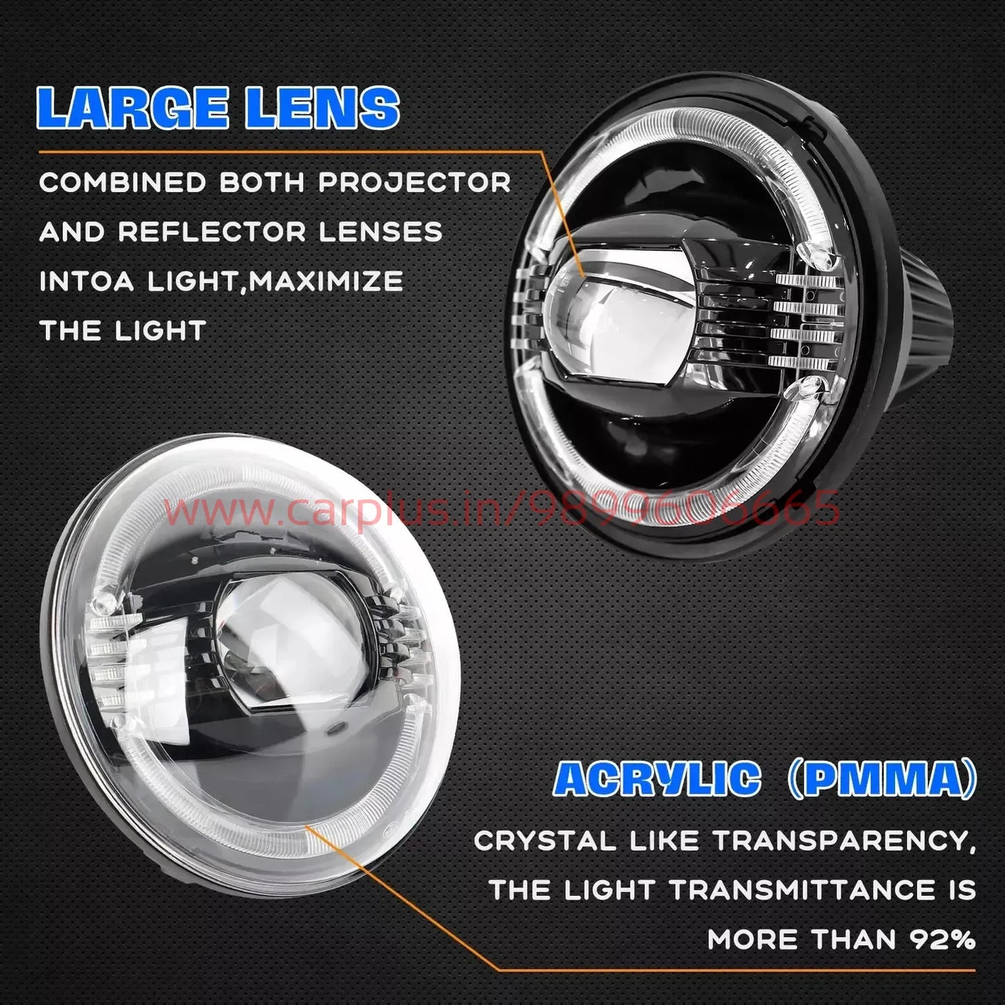 
                  
                    New Design Powerful Wrangler HeadLight for Mahindra Thar-AFTERMARKET HEAD LIGHT-RETRO-CARPLUS
                  
                