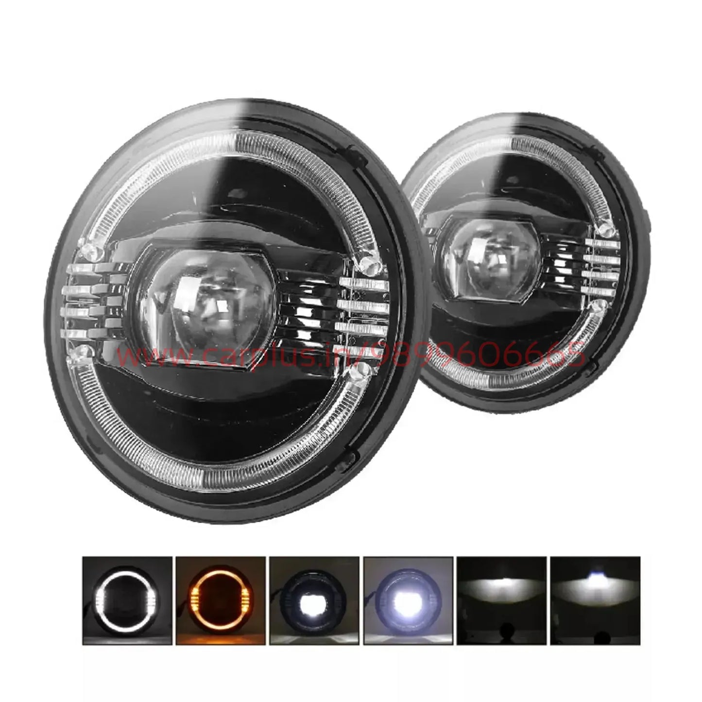 
                  
                    New Design Powerful Wrangler HeadLight for Mahindra Thar-AFTERMARKET HEAD LIGHT-RETRO-CARPLUS
                  
                