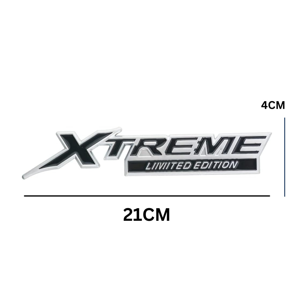 
                  
                    XTREME LIMITED EDITION Emblem 3D Badge-BADGES-CARPLUS-Black & Silver-CARPLUS
                  
                