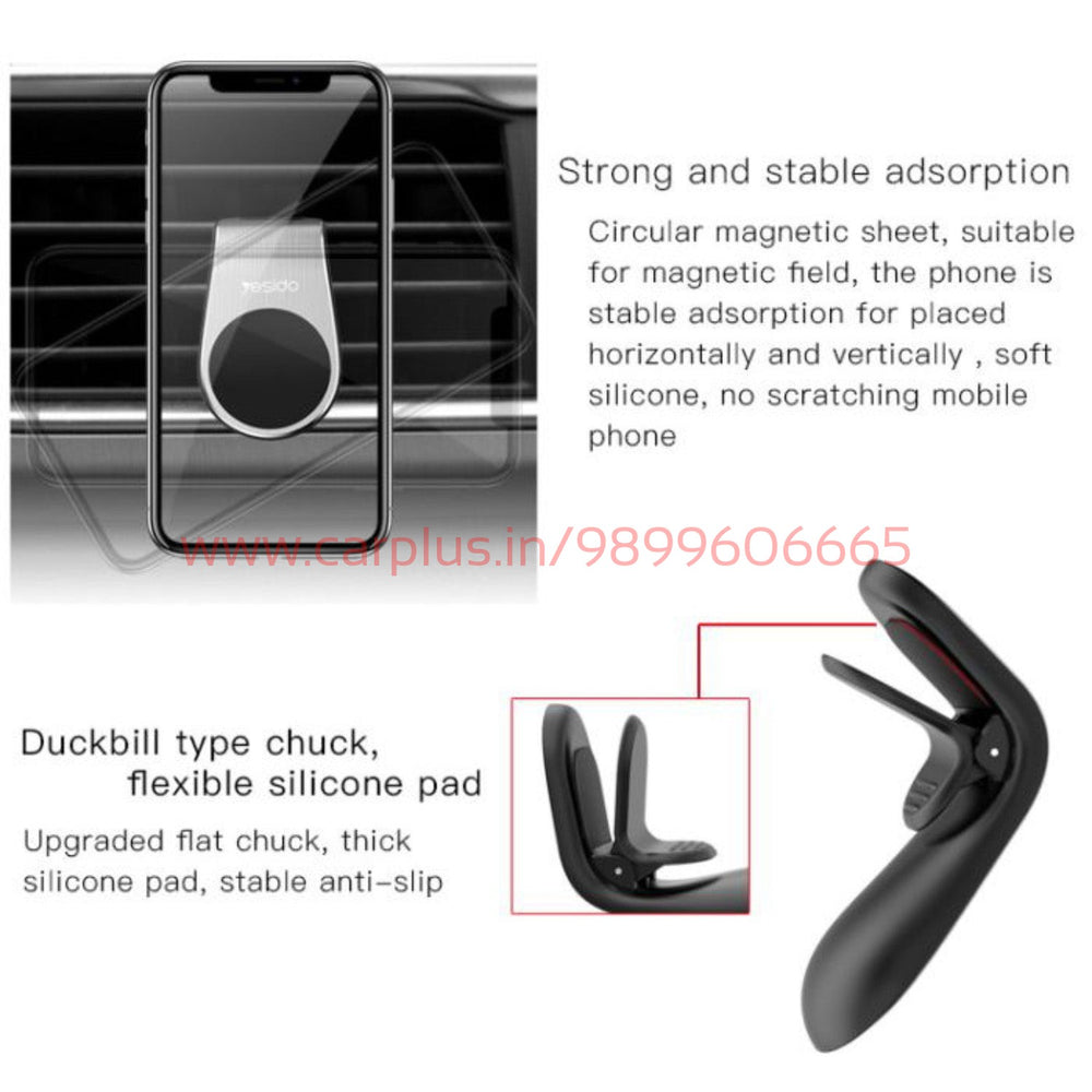 
                  
                    YESIDO C64 L Shape Air Vent Clip-MOBILE HOLDER-YESIDO-CARPLUS
                  
                