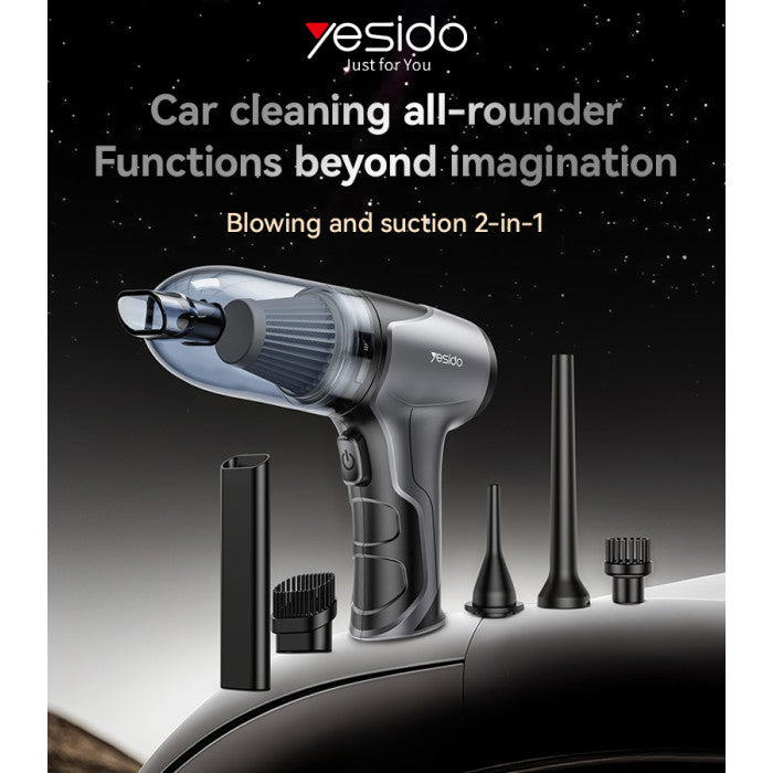 
                  
                    YESIDO VC08 Wireless Brushless Duster Vacuum Cleaner-VACCUM CLEANER-YESIDO-CARPLUS
                  
                