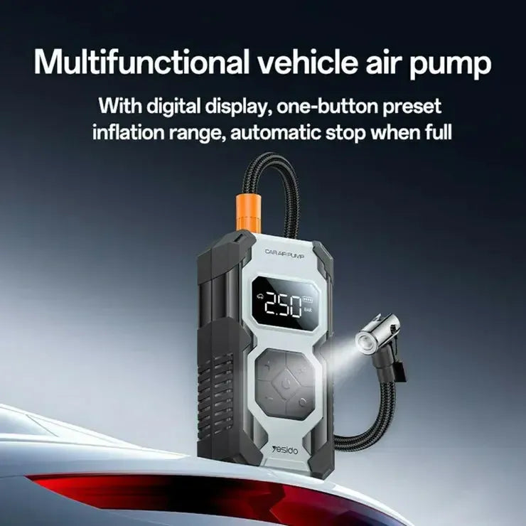
                  
                    YESIDO VC12 Tire Inflator 7800mAh Cordless Air Pump For Car Tires-TIRE INFLATOR-RETRO-CARPLUS
                  
                