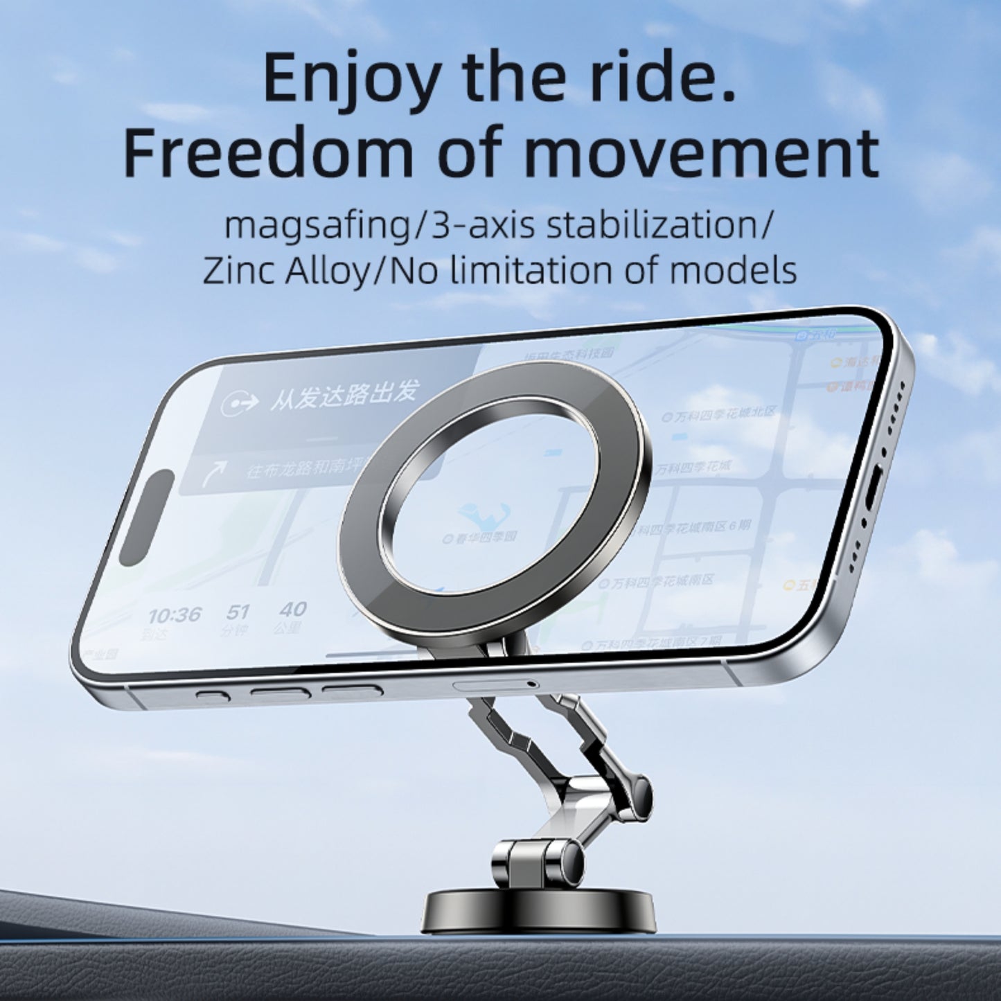 
                  
                    YESIDO C203 Magnet Holder-MOBILE HOLDER-YESIDO-CARPLUS
                  
                