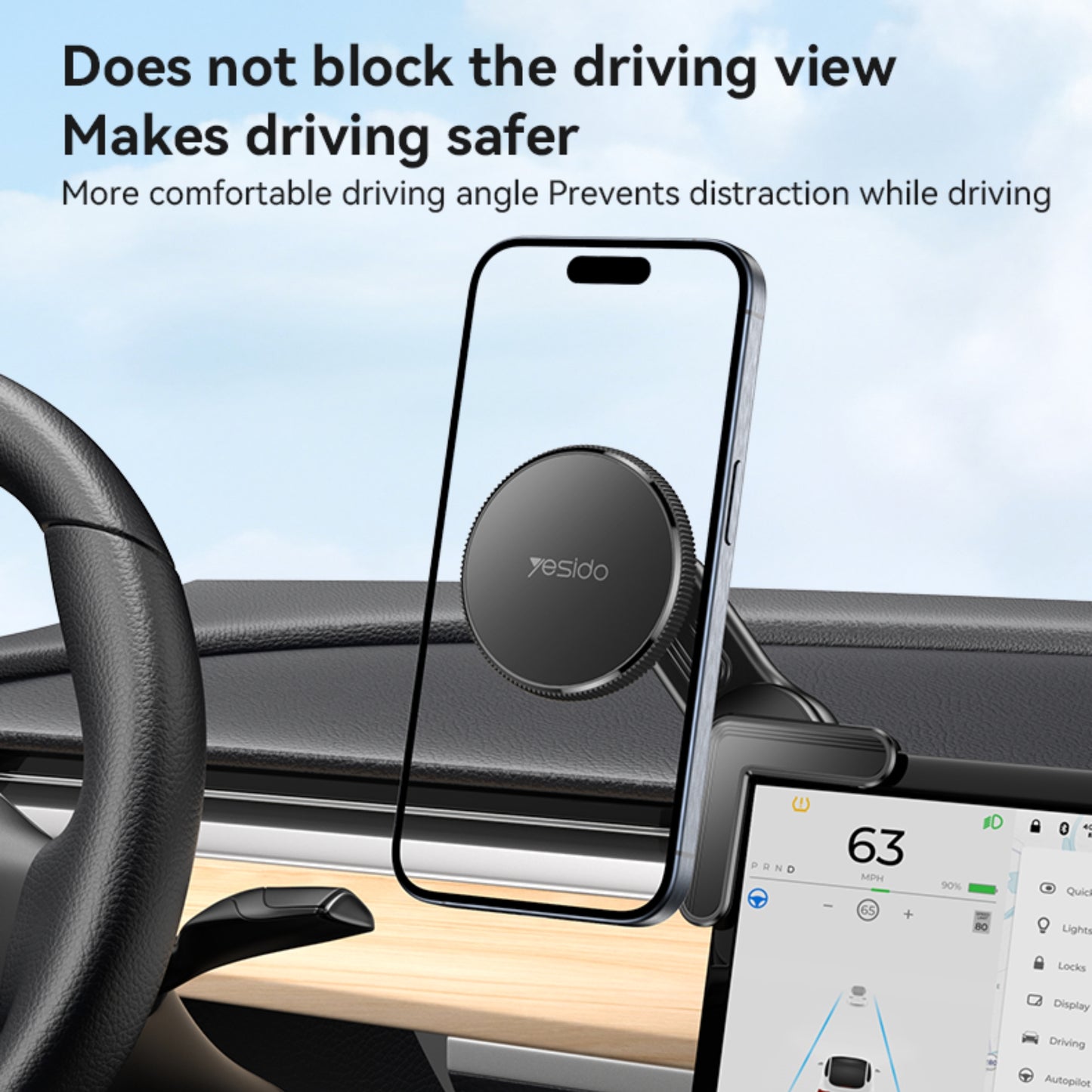 
                  
                    YESIDO C213 Magnet Holder - IP12-16 Phone Holder-MOBILE HOLDER-YESIDO-CARPLUS
                  
                