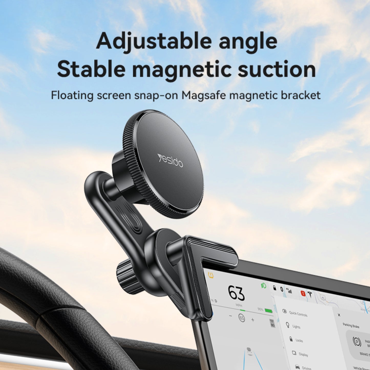 
                  
                    YESIDO C213 Magnet Holder - IP12-16 Phone Holder-MOBILE HOLDER-YESIDO-CARPLUS
                  
                