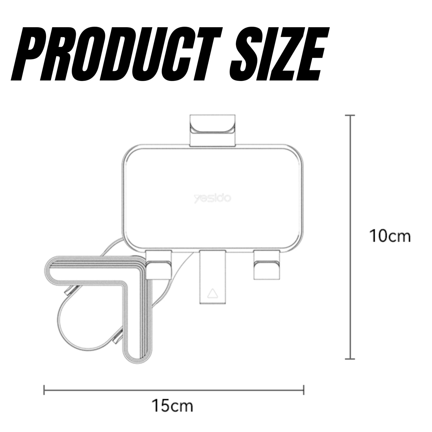 
                  
                    YESIDO C250 Phone Mount for Car Floating Screen Phone Clamp Holder-MOBILE HOLDER-YESIDO-CARPLUS
                  
                