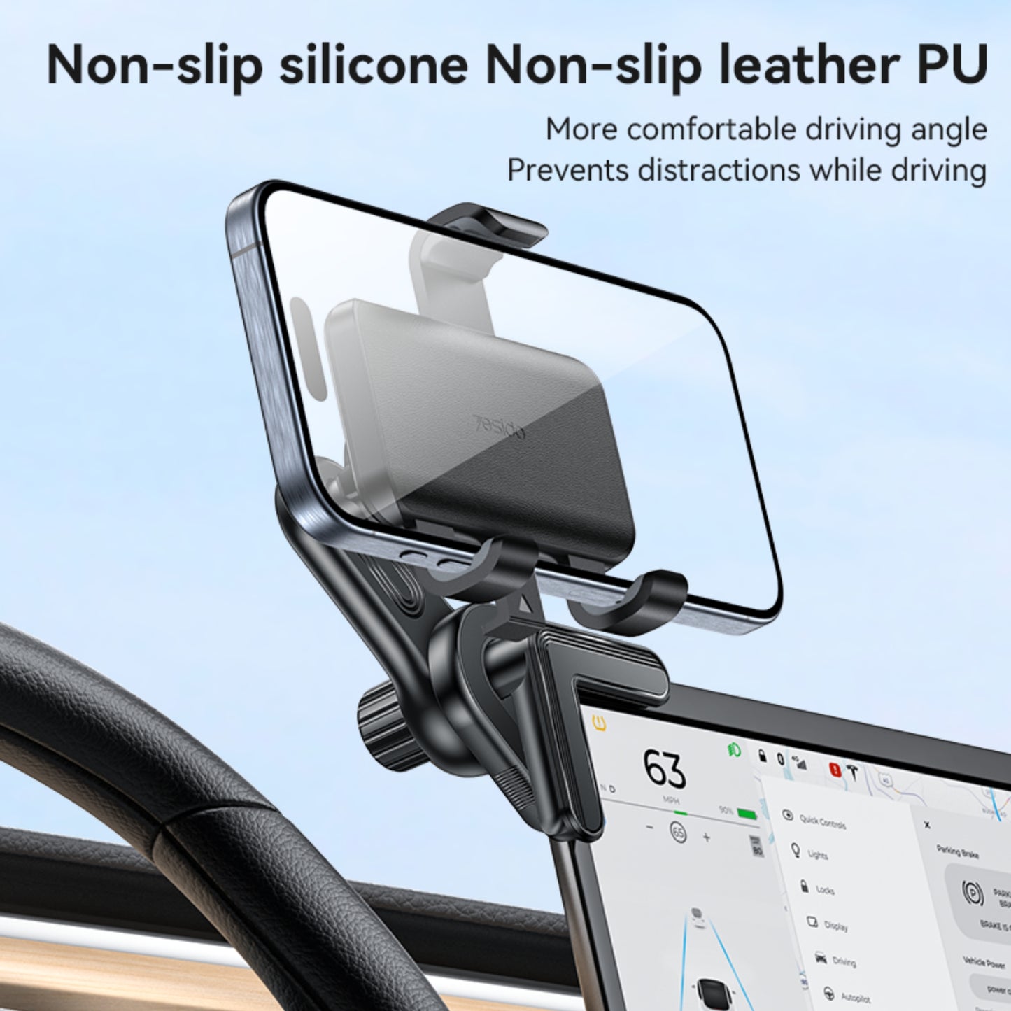 
                  
                    YESIDO C250 Phone Mount for Car Floating Screen Phone Clamp Holder-MOBILE HOLDER-YESIDO-CARPLUS
                  
                