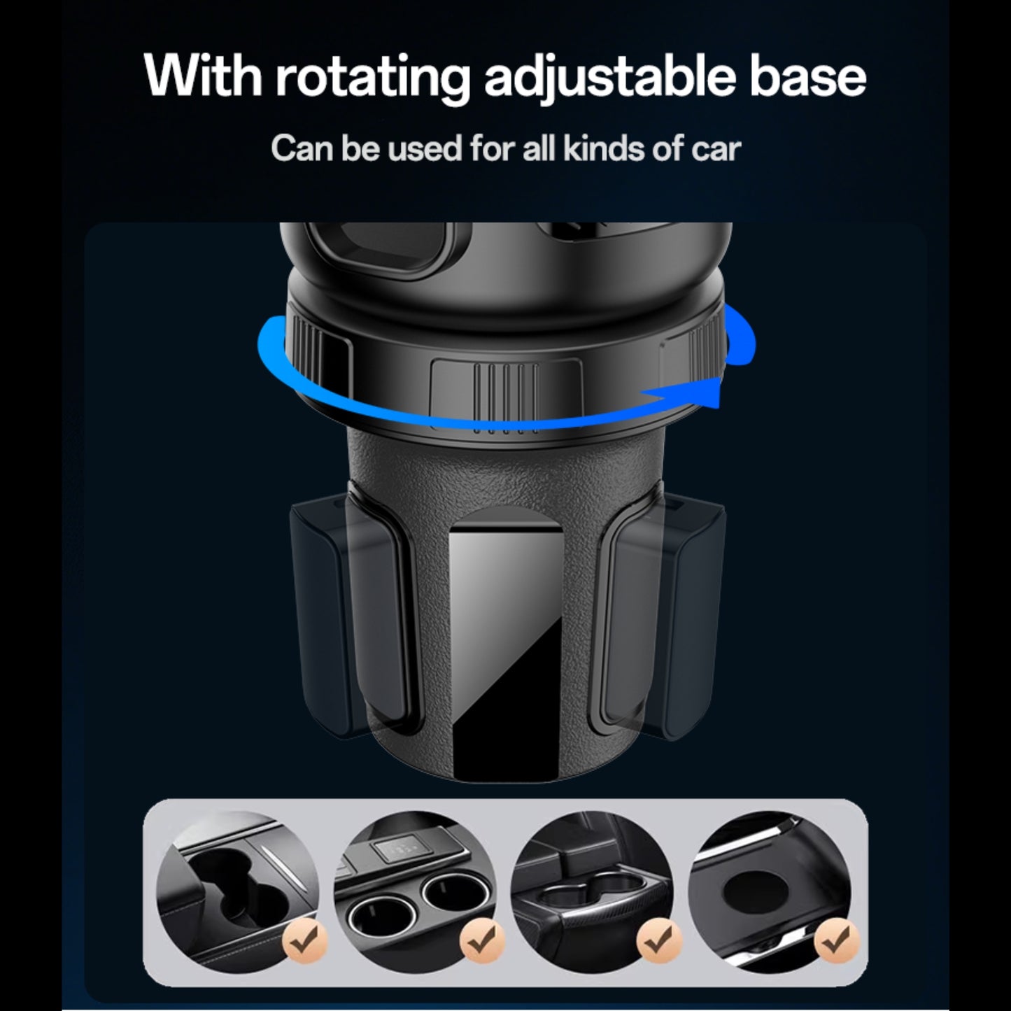 
                  
                    YESIDO C273 2-in-1 Car Cup Holder and Phone Holder-GLASS HOLDER-YESIDO-CARPLUS
                  
                