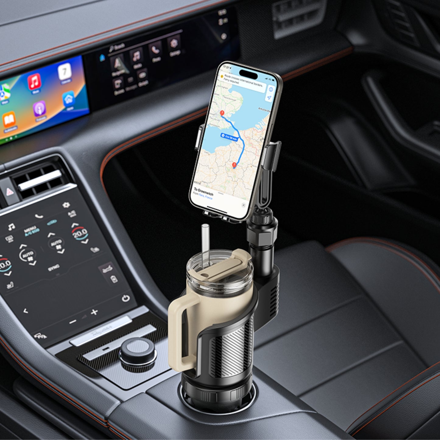 
                  
                    YESIDO C273 2-in-1 Car Cup Holder and Phone Holder-GLASS HOLDER-YESIDO-CARPLUS
                  
                