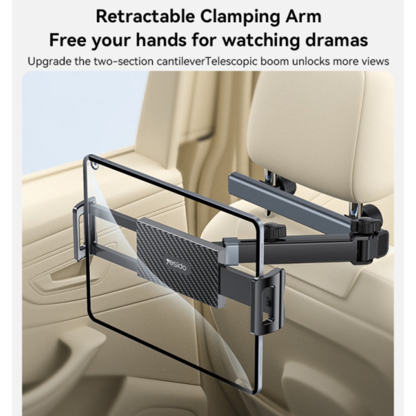 
                  
                    YESIDO C294 Rear Bracket Adjustable Back Seat Holder for Tablets and Phone-BRACKETS-YESIDO-CARPLUS
                  
                