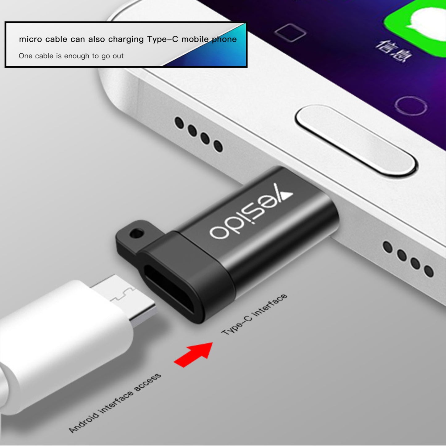 
                  
                    YESIDO GS04 Micro to Type C Adapter-ADAPTOR-YESIDO-CARPLUS
                  
                