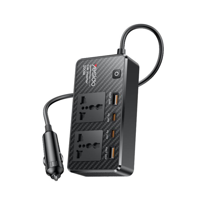 
                  
                    YESIDO VC07 200W Vehicle Power Car Inverter-Inverter-YESIDO-CARPLUS
                  
                