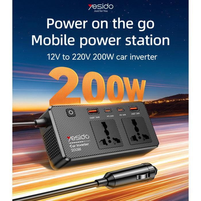 
                  
                    YESIDO VC07 200W Vehicle Power Car Inverter-Inverter-YESIDO-CARPLUS
                  
                