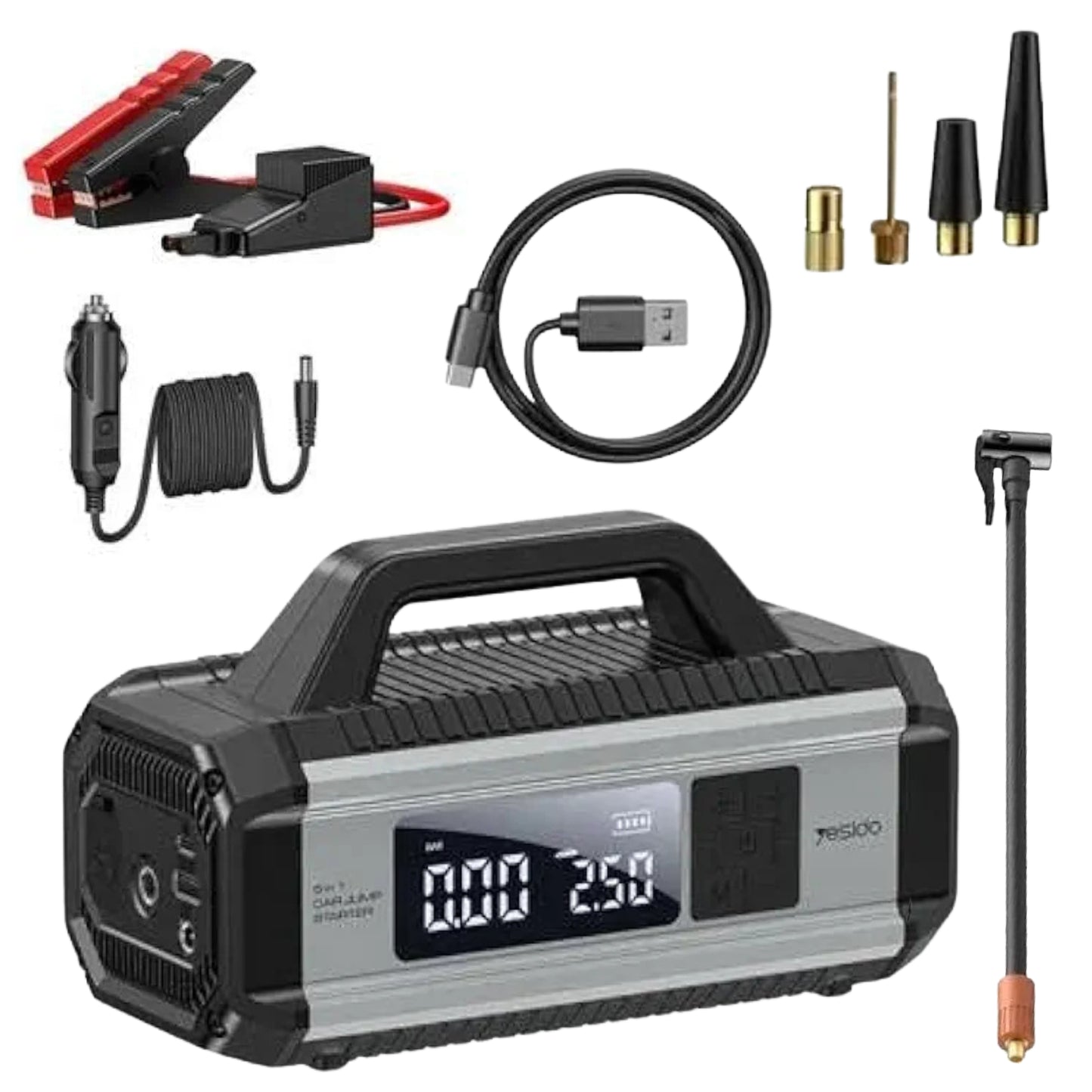 
                  
                    YESIDO VC13 5-in-1 10000mAh Jump Starter-JUMP STARTER-YESIDO-CARPLUS
                  
                