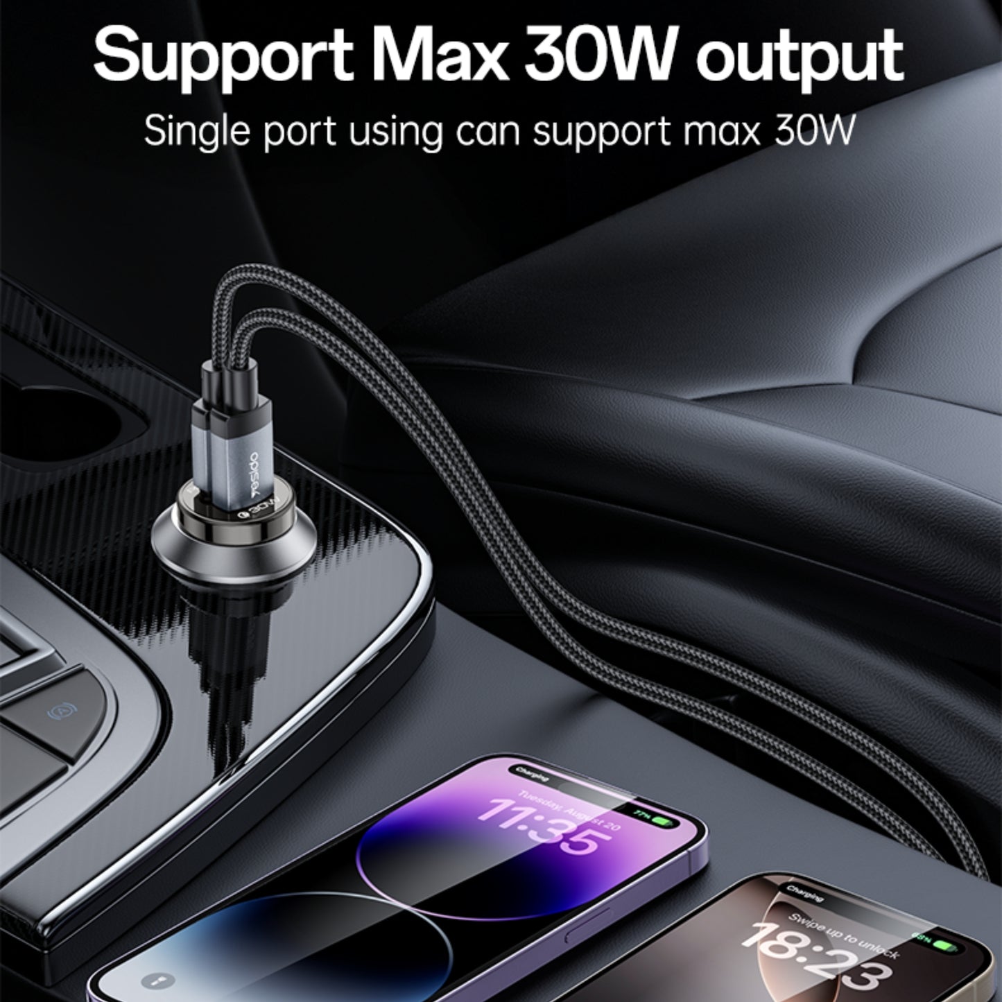 
                  
                    YESIDO Y72 PD30W Dual Port Super Fast Charger With 1M C+C 60W Cable-CHARGER-YESIDO-CARPLUS
                  
                