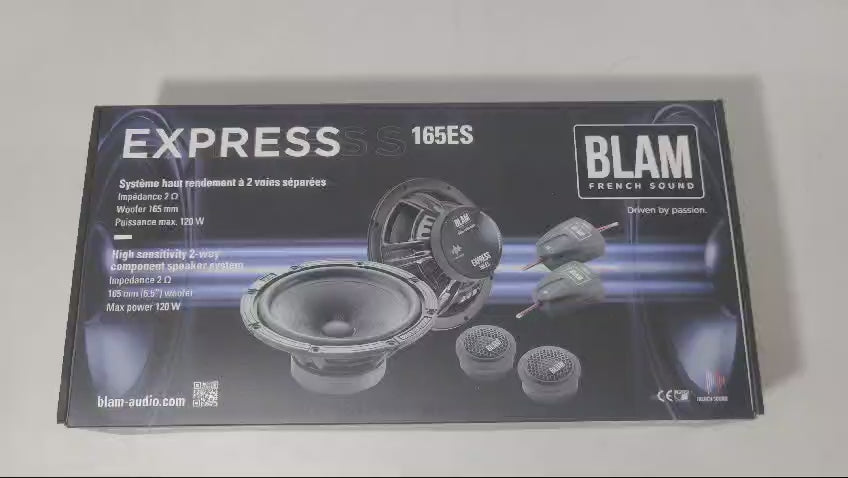 
                  
                    Load and play video in Gallery viewer, BLAM EXPRESS 65 Component Speakers 165 ES
                  
                