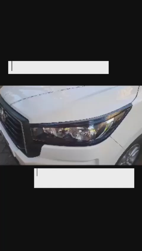 
                  
                    Load and play video in Gallery viewer, AUTO CLOVER C994 Gloss Black Head Light &amp;amp; Tail Light Cover for Toyota Innova Crysta (2nd GEN, Set Of 10 Pcs)
                  
                