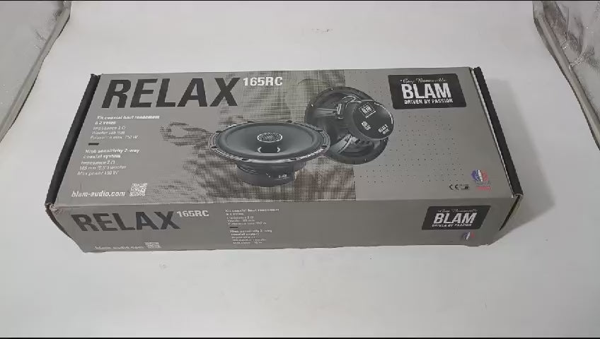 
                  
                    Load and play video in Gallery viewer, BLAM RELAX 2 Way 6.5” Coaxial Speakers 165 R2C
                  
                