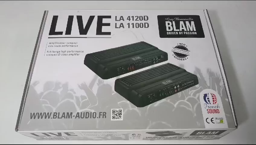 
                  
                    Load and play video in Gallery viewer, BLAM Mono Amplifier-LA1100D
                  
                