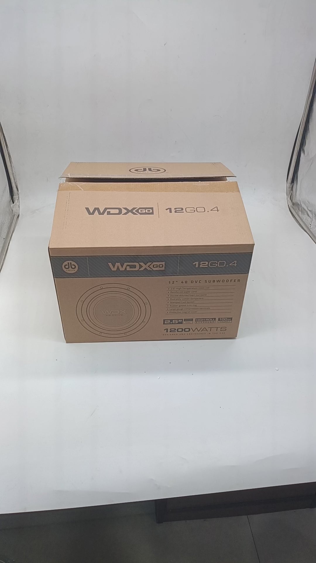 
                  
                    Load and play video in Gallery viewer, DB DRIVE 12&amp;quot; Woofer 4OHM - WDX12 G0.4
                  
                