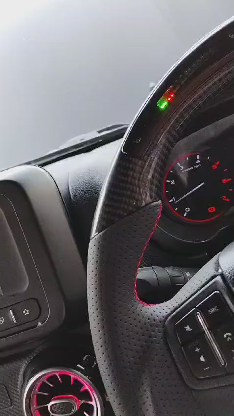 
                  
                    Load and play video in Gallery viewer, THAR STEERING WHEEL WITH LED
                  
                