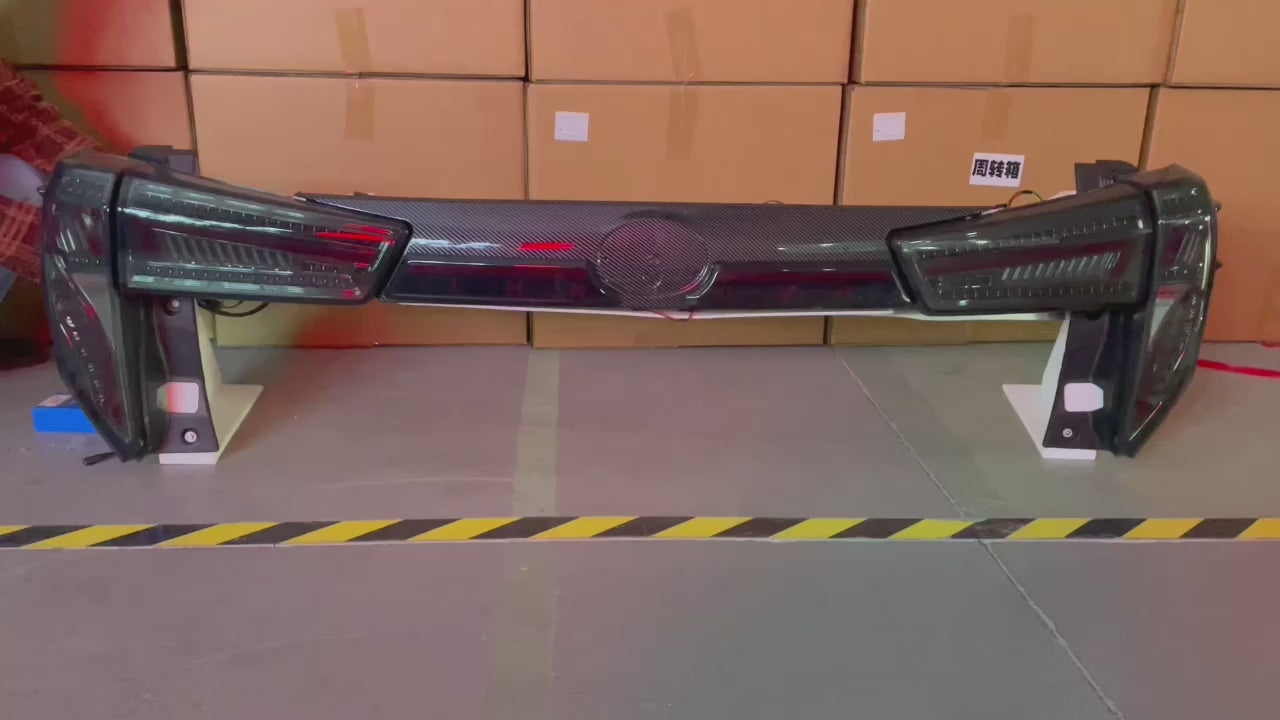 
                  
                    Load and play video in Gallery viewer, KMH Tail Lamps for Toyota Innova Crysta (Q8 Design) SET OF 5 PCS / SMOKE
                  
                