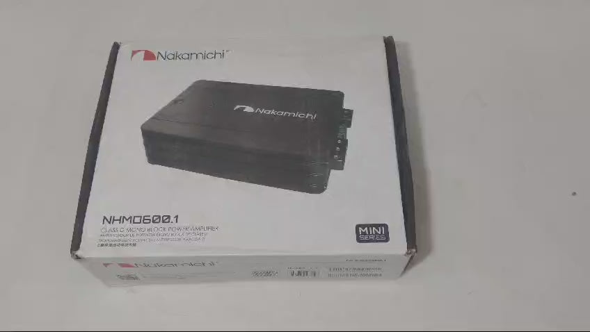
                  
                    Load and play video in Gallery viewer, NAKAMICHI NHMD600.1 Class D Mono Block Power Amplifier
                  
                