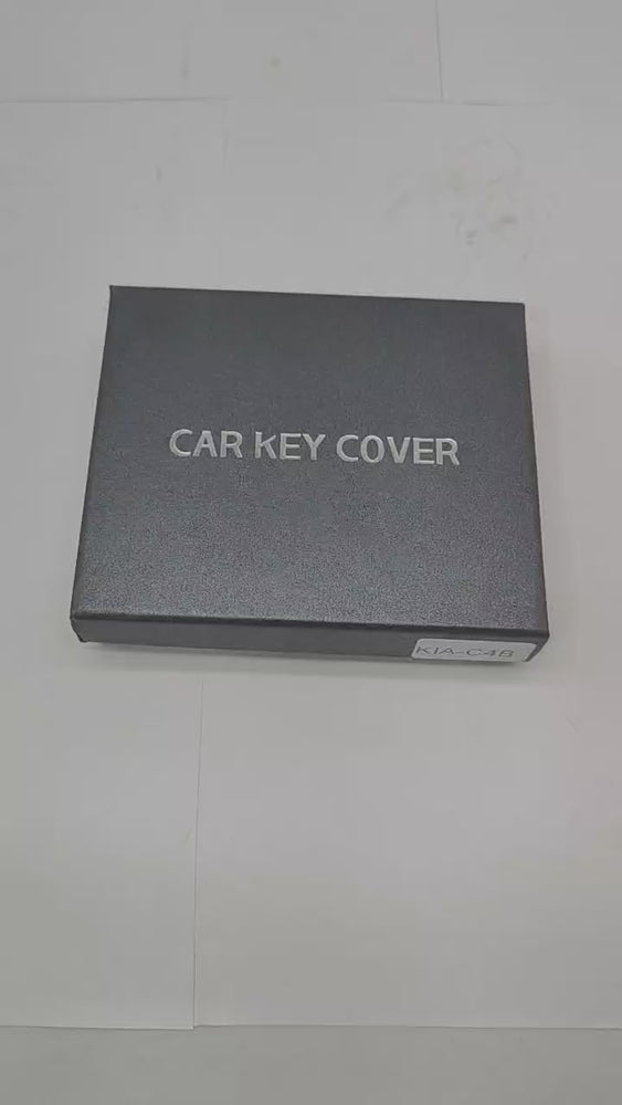 
                  
                    Load and play video in Gallery viewer, KMH Printed Wooden Key Cover for Kia (4 Button , D6)-Gun Brown
                  
                