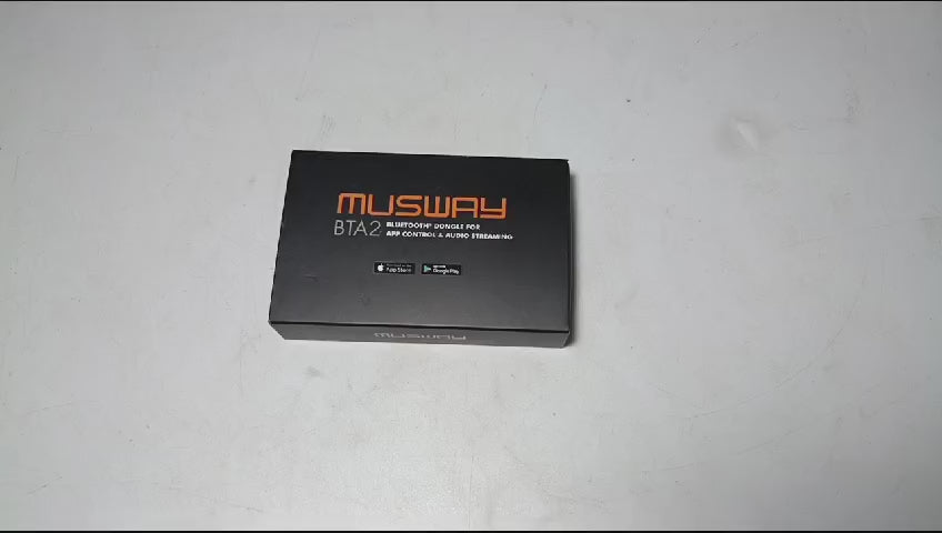 
                  
                    Load and play video in Gallery viewer, MUSWAY Blutooth Dongle for App Control &amp;amp; Audio Streaming(BTA2)
                  
                