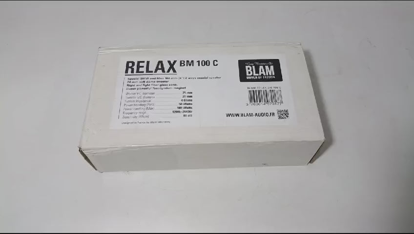 
                  
                    Load and play video in Gallery viewer, BLAM RELAX 2Way 4&amp;quot; Coaxial Speakers for BMW &amp;amp; MINI - BM100C
                  
                