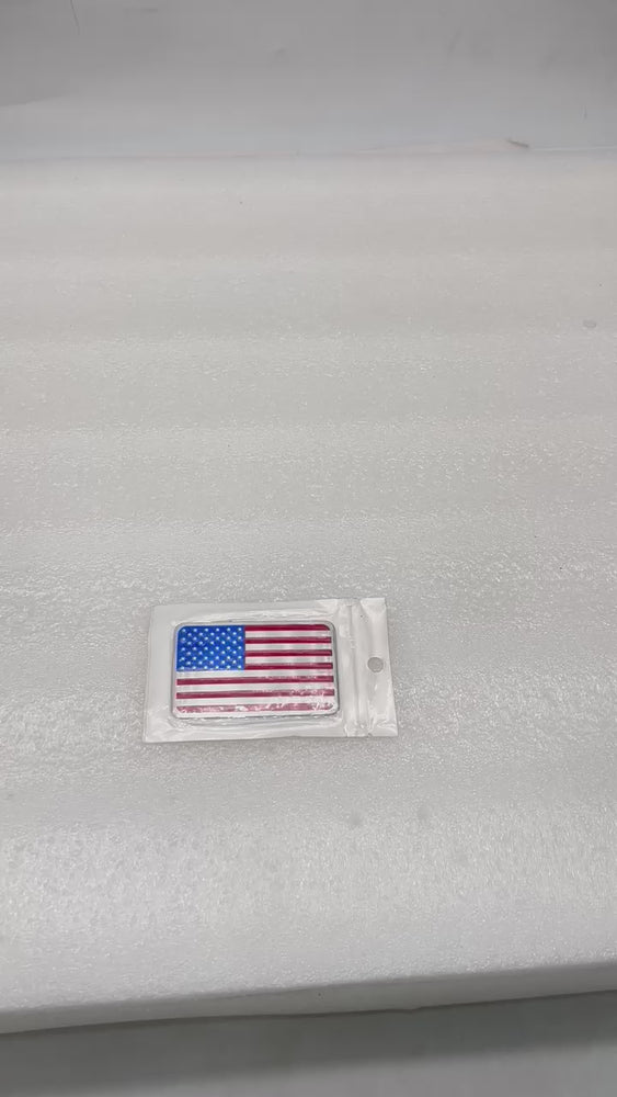 
                  
                    Load and play video in Gallery viewer, KMH American Flag Style Badge for Cars
                  
                
