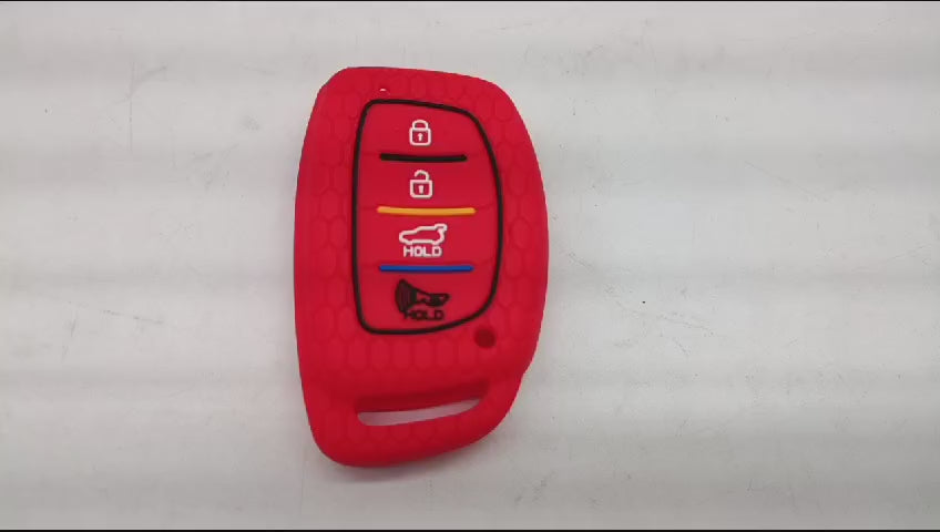 
                  
                    Load and play video in Gallery viewer, KMH Silicone Smart Key Cover KC-30 for Hyundai
                  
                