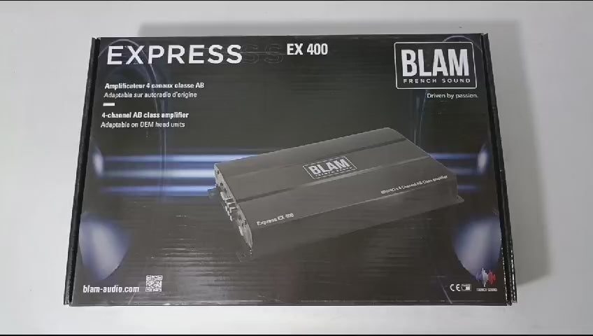 
                  
                    Load and play video in Gallery viewer, BLAM 4Channel Amplifier-EX 400
                  
                