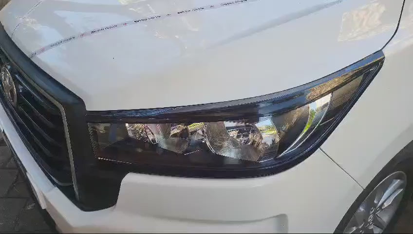 
                  
                    Load and play video in Gallery viewer, AUTO CLOVER C994 Gloss Black Head Light &amp;amp; Tail Light Cover for Toyota Innova Crysta (2nd GEN, Set Of 10 Pcs)
                  
                
